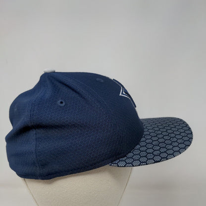 New Era Men's Fitted Hat Blue 7 Embroidered Dallas Cowboys Logo 59Fifty