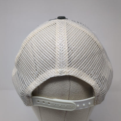 Cloud-Fit Snapback Trucker Hat Gray One Size Adjustable Mesh Back Crazy Shirts