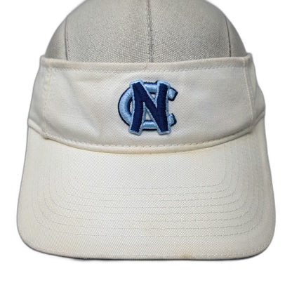 Puma North Carolina Tar Heels NCAA Visor Beige OSFM Strapback Embroidered Hat