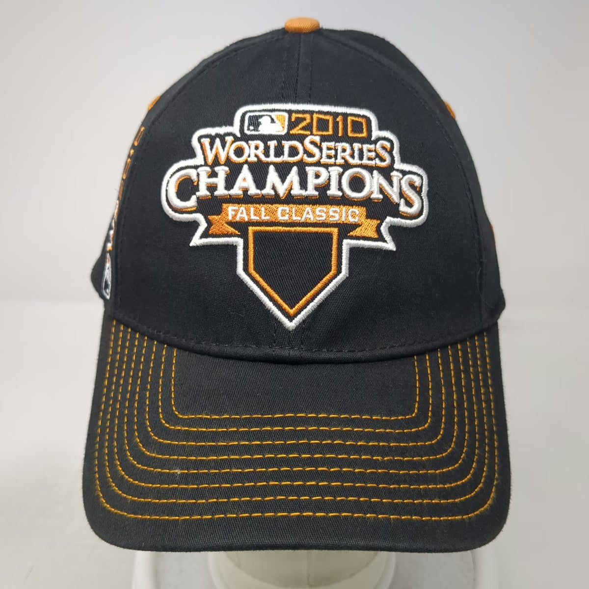 San Francisco Giants MLB New Era Baseball Cap Black OS 2010 World Series Hat