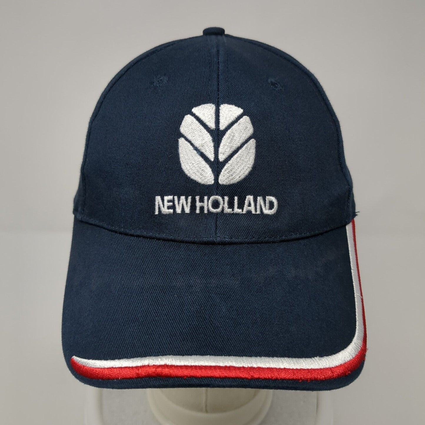 New Holland Strapback Hat Blue One Size Adjustable Solid K-Products