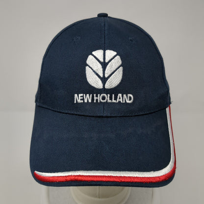 New Holland Strapback Hat Blue One Size Adjustable Solid K-Products