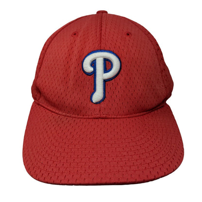 Philadelphia Phillies Fitted Mesh Hat Red 7 5/8 - 7 7/8 Richardson MLB Logo
