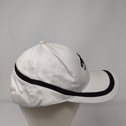 Victoria Canada Strapback Hat Cream One Size Adjustable Embroidered 6 Panel