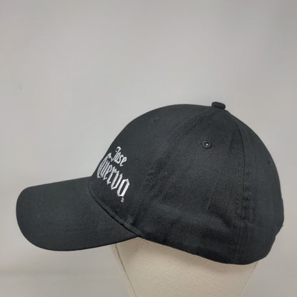 Jose Cuervo Slideback Hat Black OSFM Adjustable Embroidered Quake City Caps