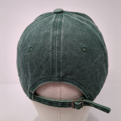 Perfectly Imperfect Slideback Hat Green One Size Adjustable 6 Panel Shanxiu