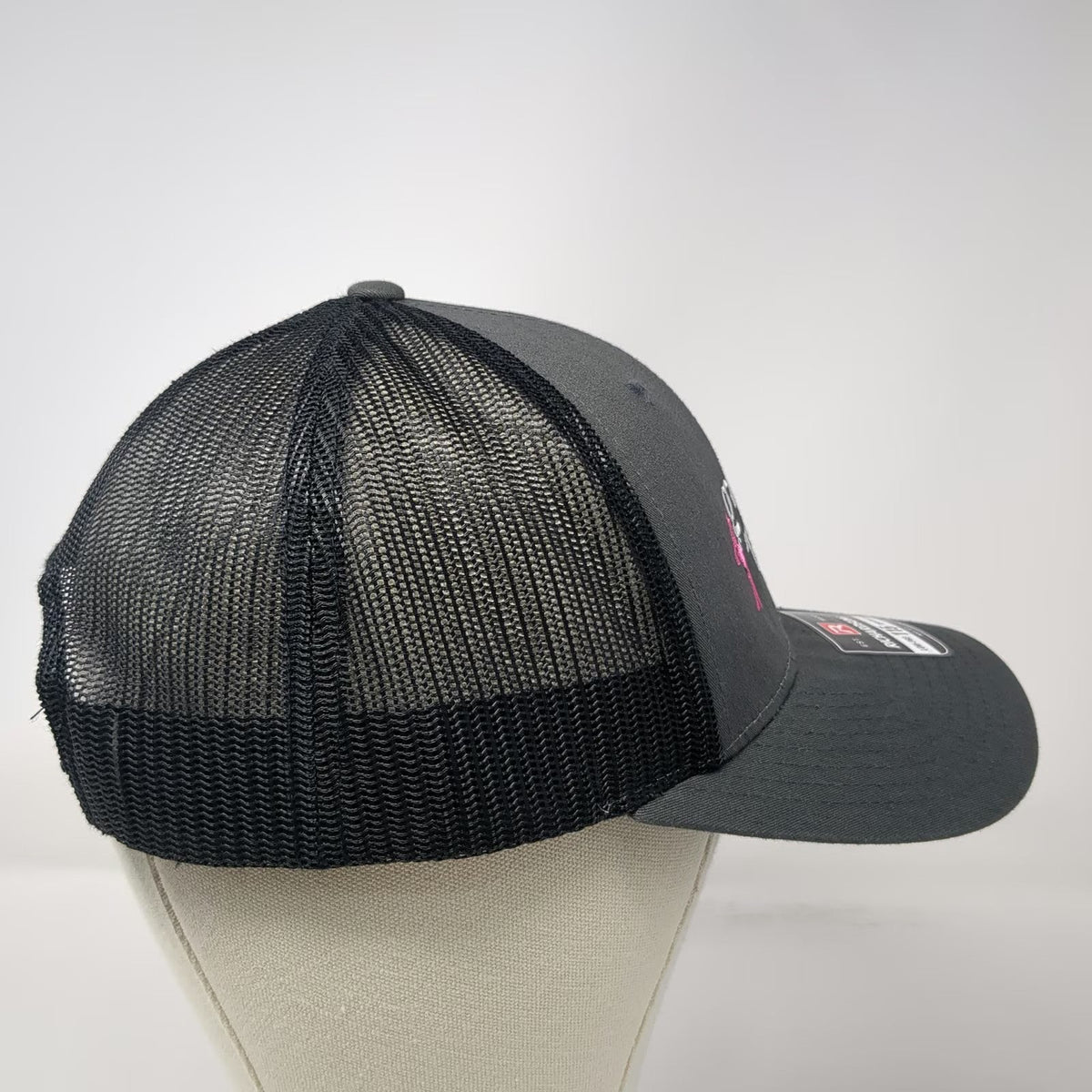 Richardson Trucker Hat Gray Size L Golf for the Cure Mapei Mesh Snapback