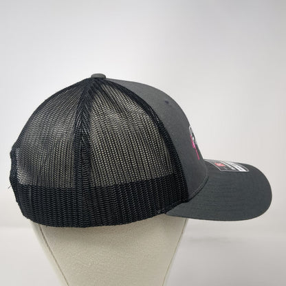 Richardson Trucker Hat Gray Size L Golf for the Cure Mapei Mesh Snapback