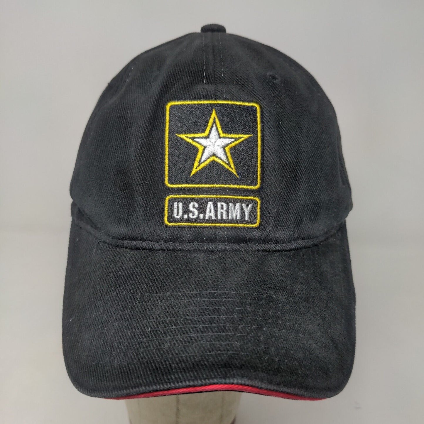 U.S. Army Top Fuel Drag Racing Team Men's Snapback Hat Black Embroidered Logo