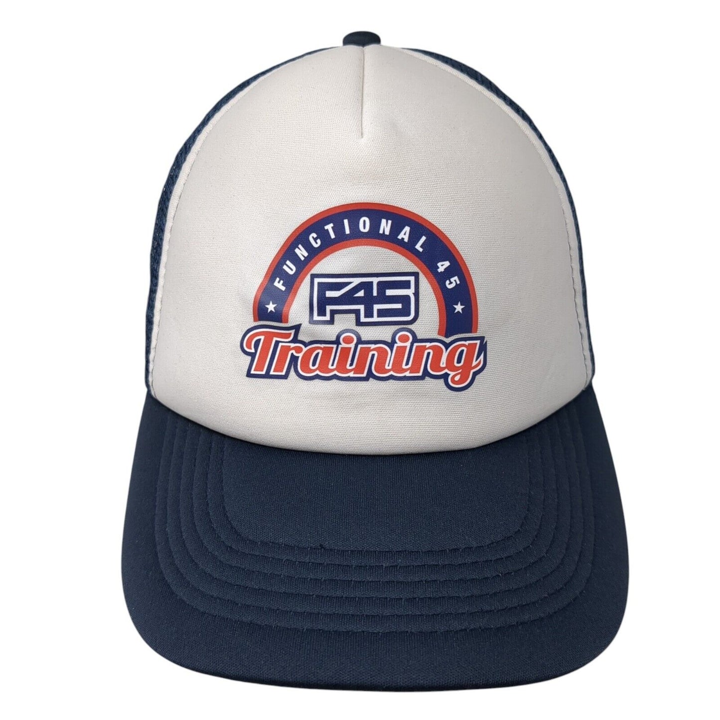 Functional F45 Training Snapback Mesh Back Trucker Hat Blue One Size