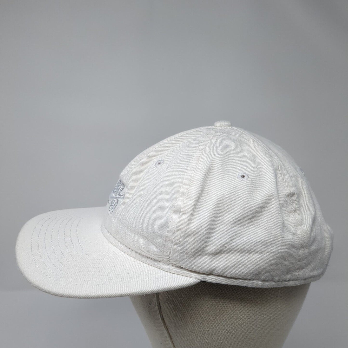 Nike SB Skateboard Snapback Hat White OSFA Embroidered Logo S1ze