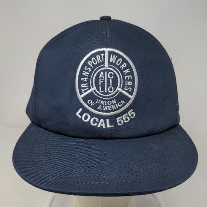 Transport Workers Union of America Local 555 Strapback Hat Blue One Size