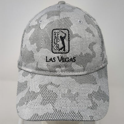Imperial Snapback Hat Gray One Size TPC Las Vegas Golf Rope Camo Knit Polyester