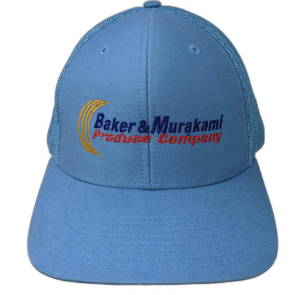 Richardson Trucker Hat Blue One Size Baker Murakami Produce Company Mesh Back