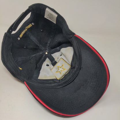 U.S. Army Top Fuel Drag Racing Team Men's Snapback Hat Black Embroidered Logo