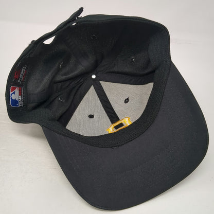 OC Sports Baseball Cap Black One Size Pittsburgh Pirates P Logo Strapback Hat