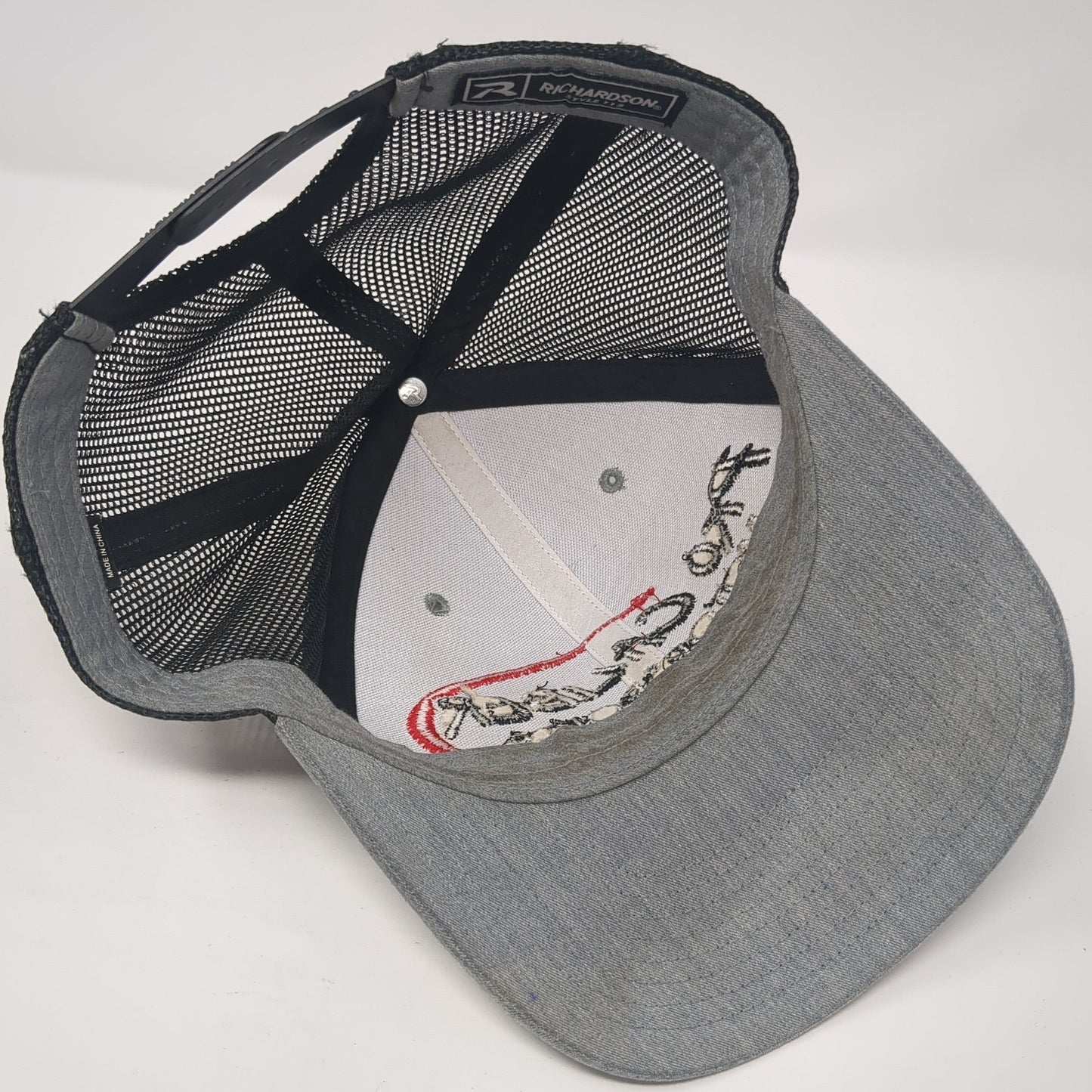 Pro Caliber Motorsports Snapback Trucker Hat Gray One Size Mesh Back