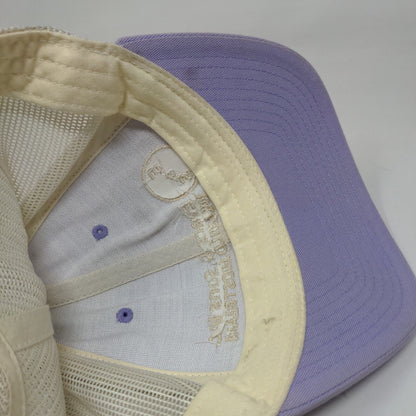 Evers & Sons Snapback Mesh Back Trucker Hat Purple M/L Colorblock