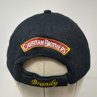 Christian Brothers Brandy Hat Baseball Cap Black Red Gold One Size Strapback