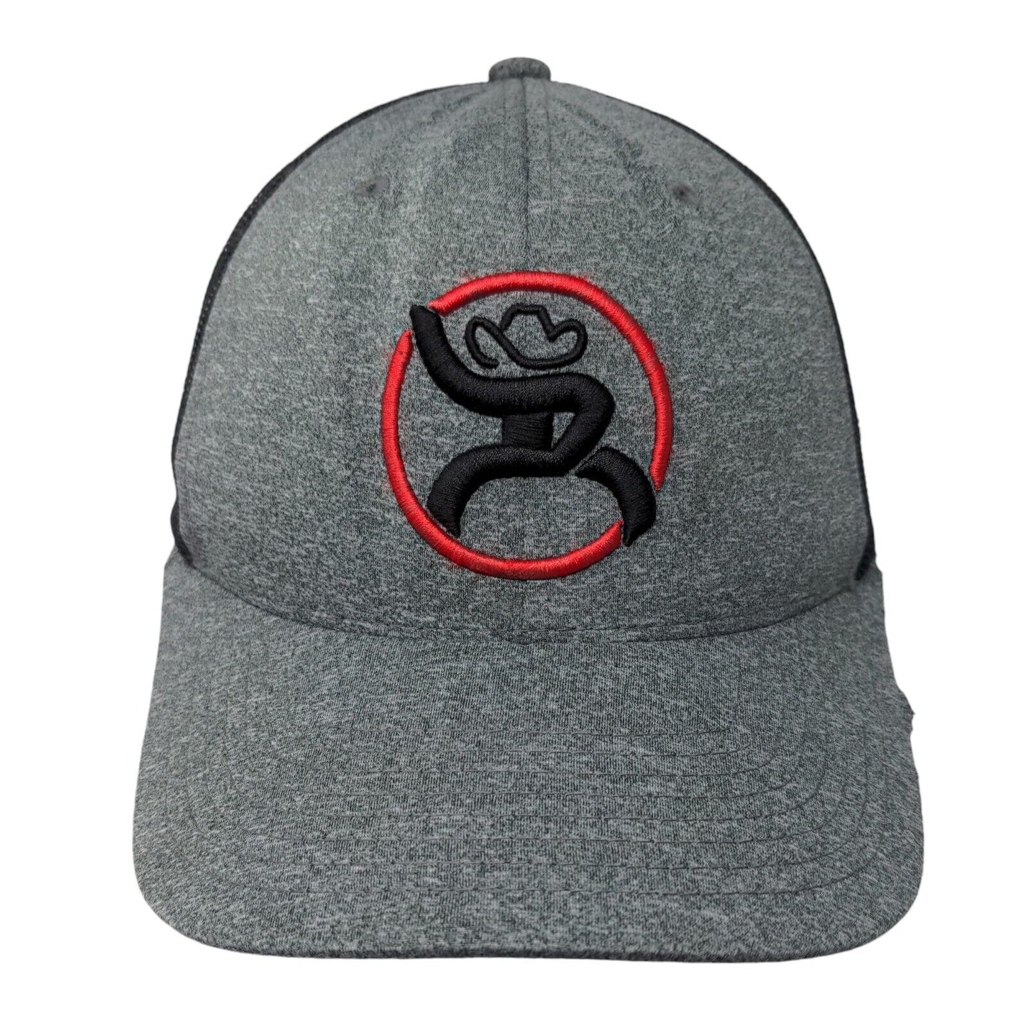 Get Your Hooey Snapback Mesh Back Trucker Hat Gray One Size Colorblock