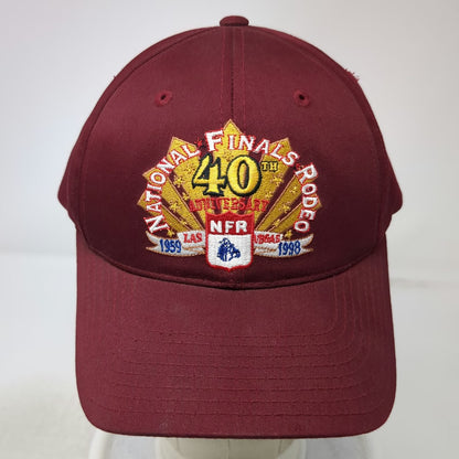 Rodeo America Snapback Red OSFM National Finals Rodeo NFR 40th Anniversary hat