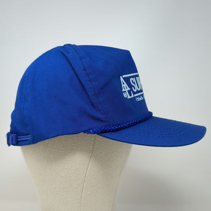 Otto 5 Panel Blue One Size Hat A&L Supply Othello WA Rope Slideback Work Cap