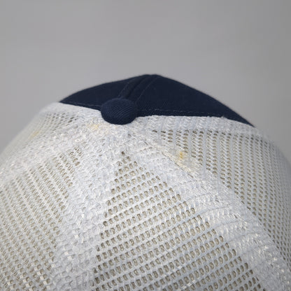 West Contracting Snapback Trucker Hat Blue OS Adjustable Mesh Back Cap America