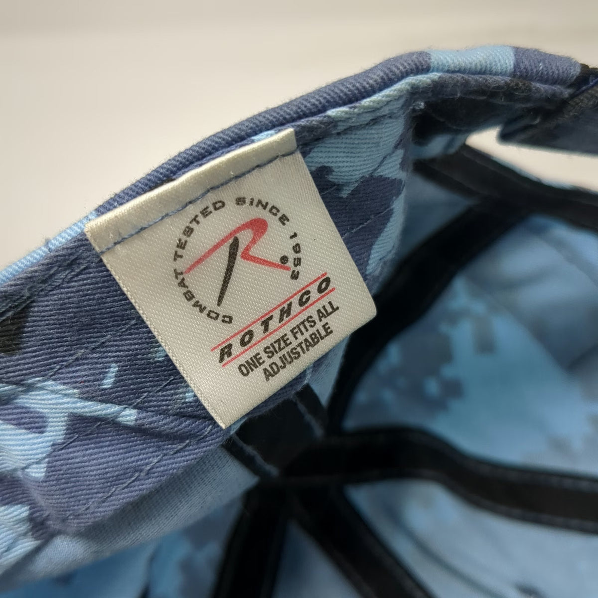 Rothco Baseball Cap Blue One Size Digital Camo Tactical Patch Hat