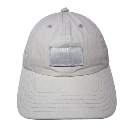Adidas Slideback Hat Purple One Size Adjustable Patch Vented Holes Cotton