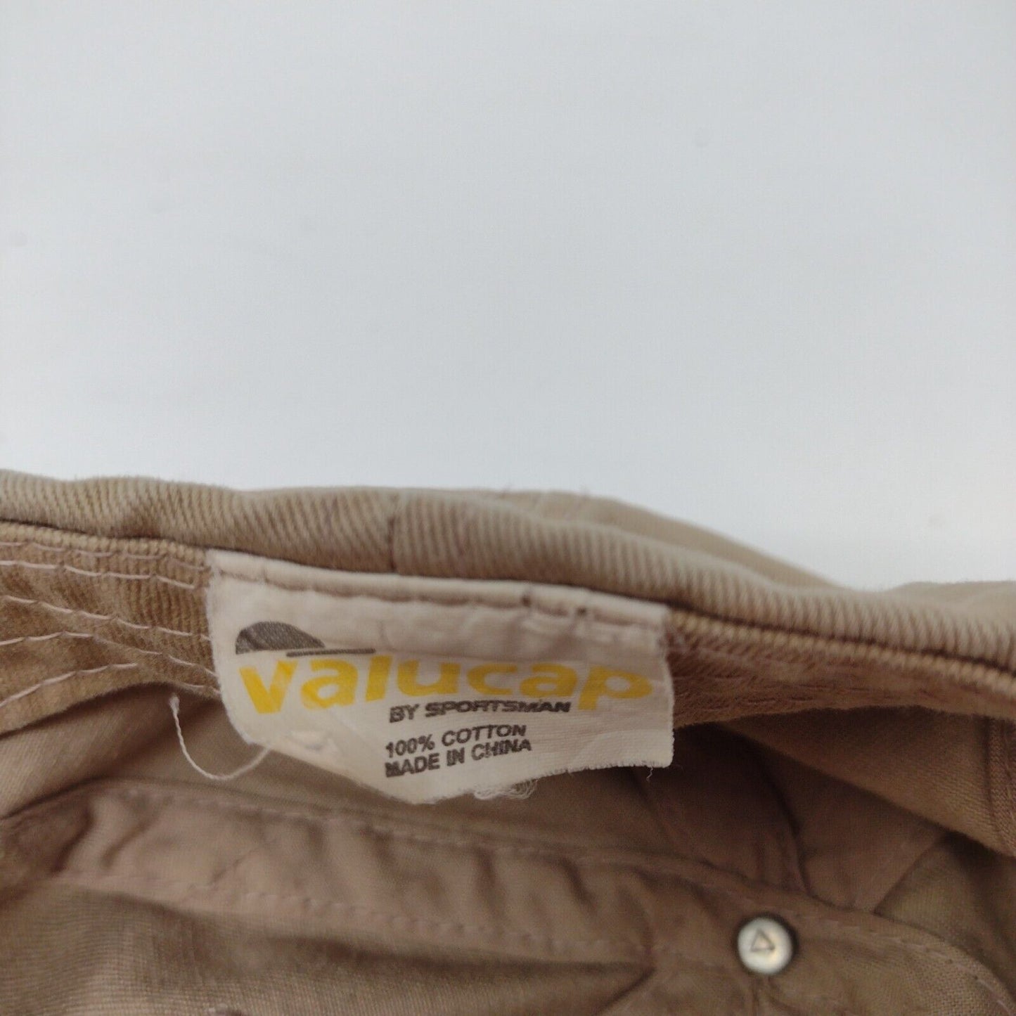 Starz Slideback Hat Tan One Size Adjustable Embroidered Valucap by Sportsman