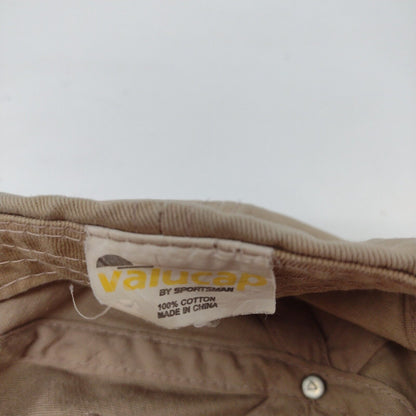 Starz Slideback Hat Tan One Size Adjustable Embroidered Valucap by Sportsman