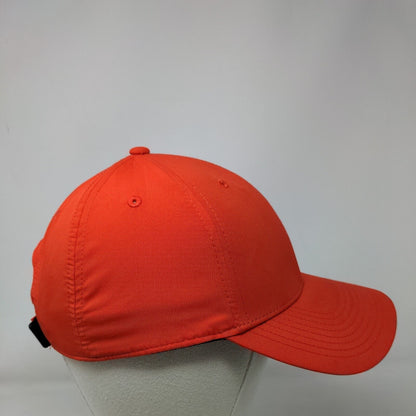 Nike Strapback Hat Red OSFM Embroidered Swoosh Legacy 91 Dri-Fit 6 Panel
