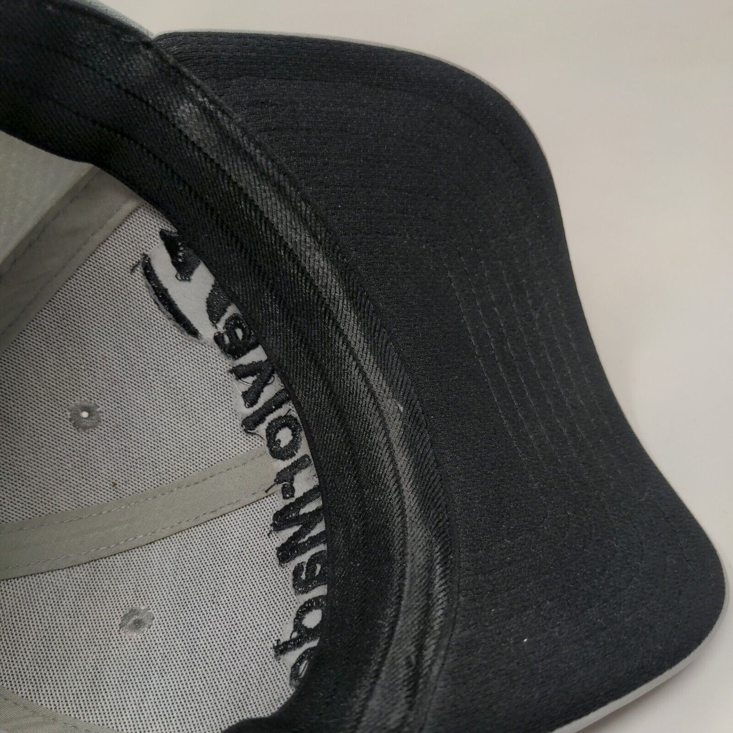 Taylor Made Fitted Hat Gray Size L/XL Breathable Vented Holes 6 Panel
