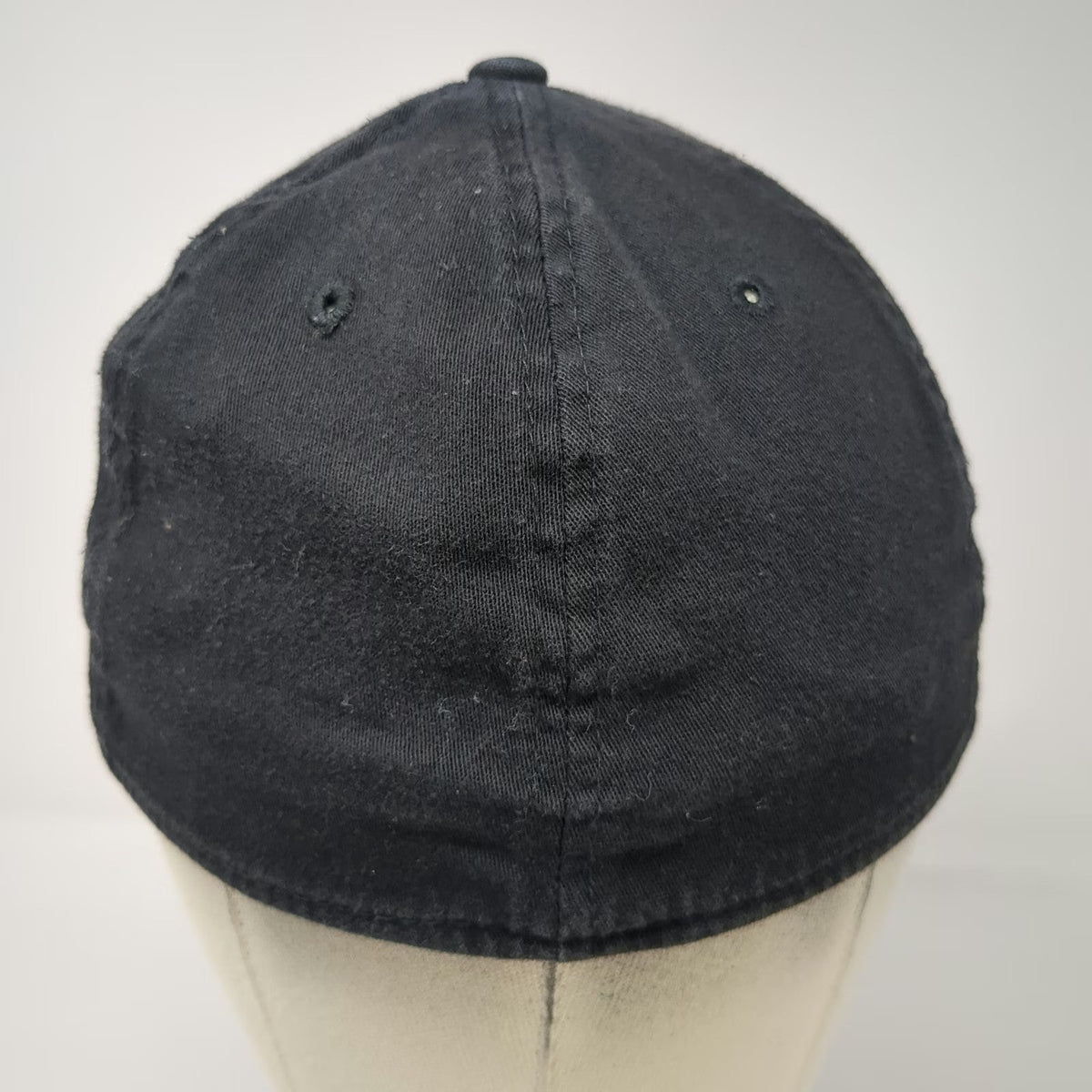 New Era 39THIRTY Baseball Cap Black XL Interlocking TF Logo Stretch Fit Hat