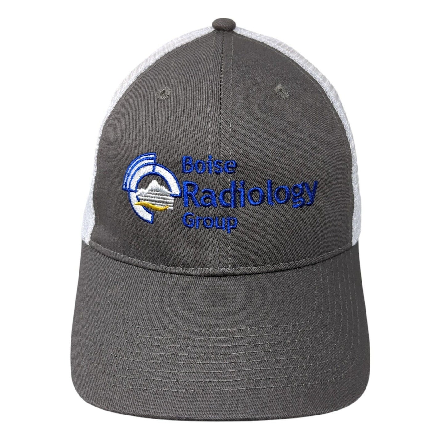 Boise Radiology Group Snapback Trucker Hat Gray OS Adjustable Mesh Back Fersten