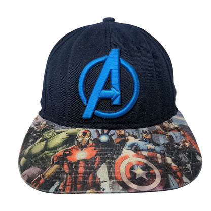 Avengers Snapback Hat Multicolor OSFM Adjustable Embroidered 6 Panel Marvel