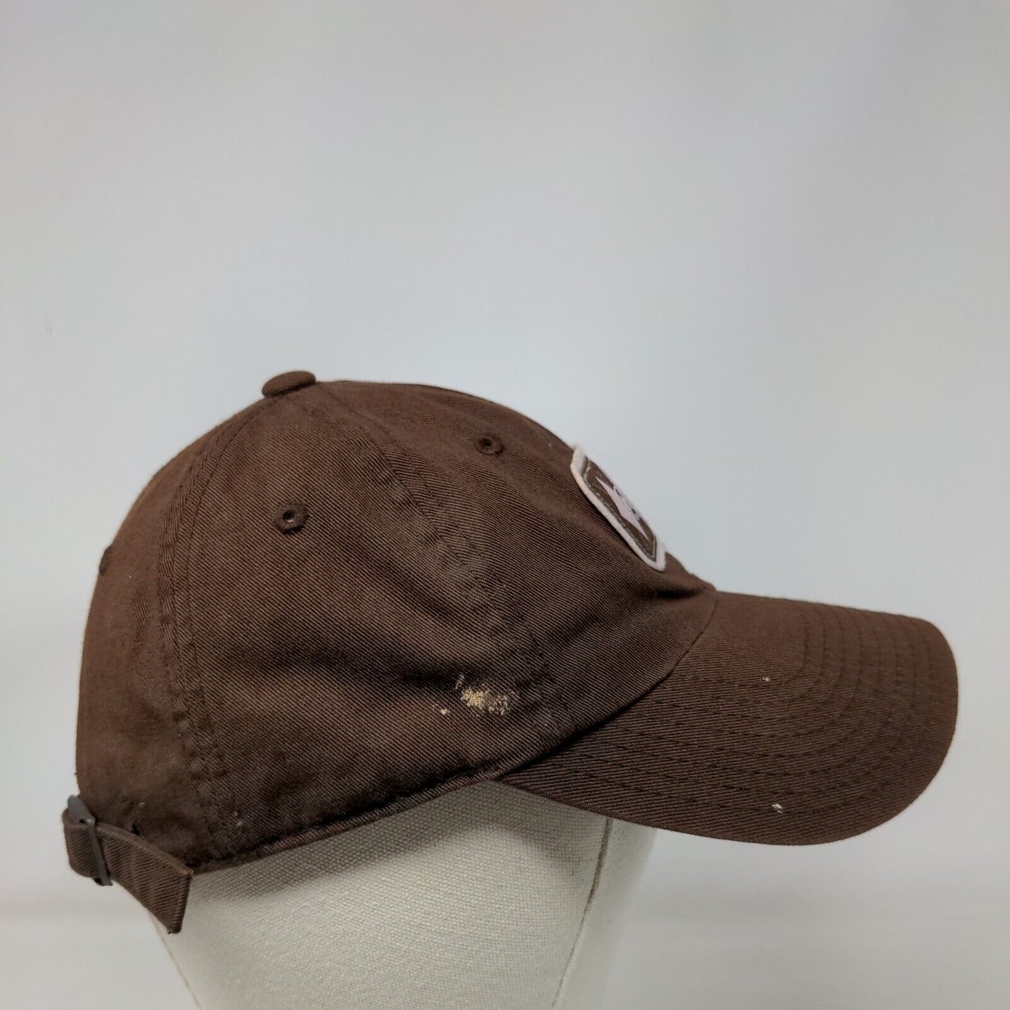 Atlanta Braves Slideback Hat Brown OSFA Adjustable Embroidered Coopers Town