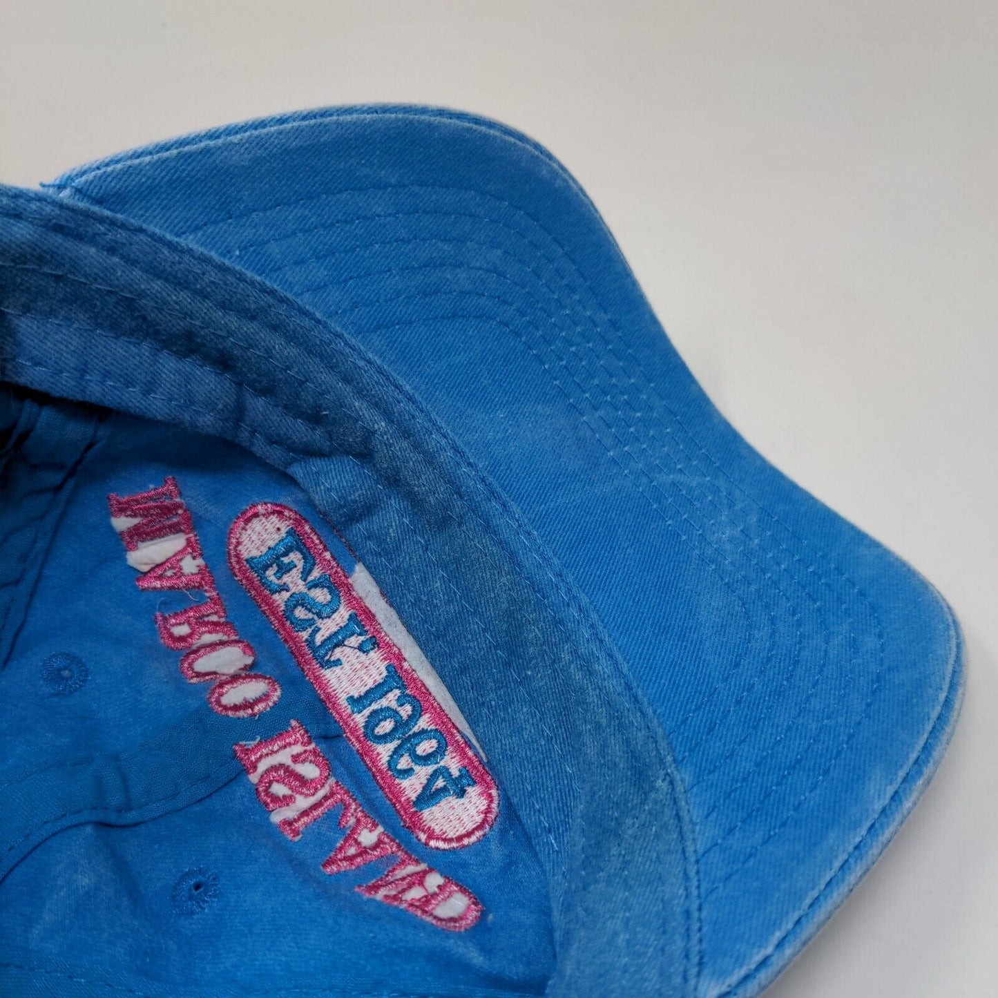 Marco Island Florida Strapback Hat Blue One Size Embroidered Alvin's Island