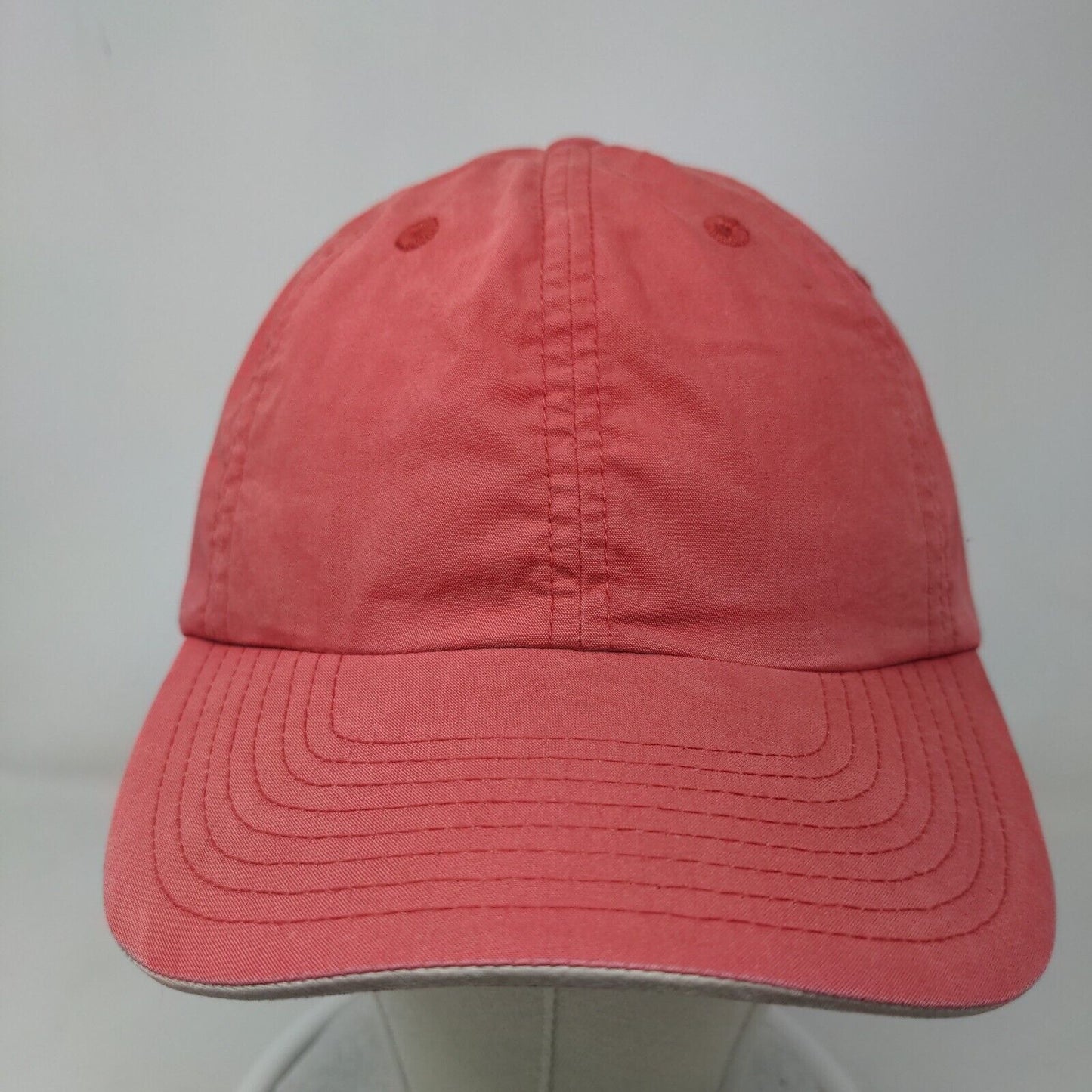 Port Authority Signature Strapback Hat Red One Size Blank 6 Panel