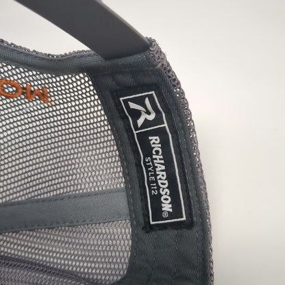 Richardson Trucker Hat Black Gray One Size Sync Vans Logo Mesh Snapback