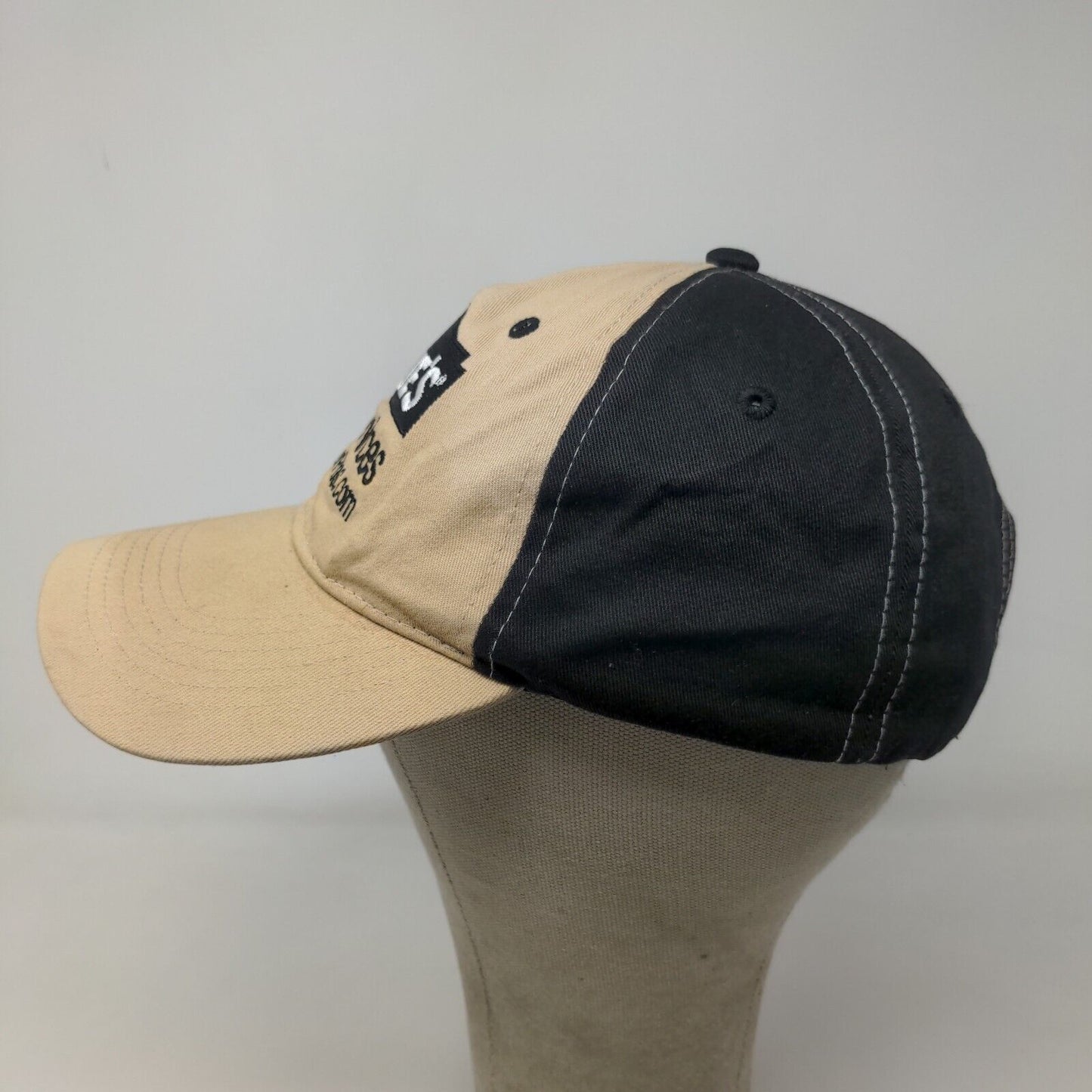 Lowe's Men's Strapback Hat Tan Black Embroidered Pro Services Logo