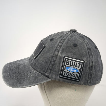 Ford Snapback Gray One Size American Flag Built Ford Tough Baseball Hat Patch