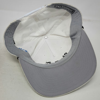 Richardson 5 Panel White One Size Snapback Hat Rope Costa Rica Sloth She Gone