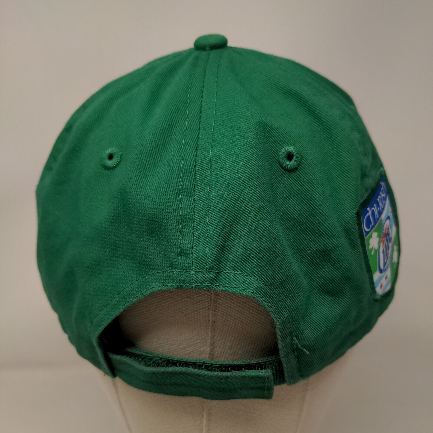 Chicago White Sox Strapback Hat White Green Embroidered Logo Kick 10 MLB ChiRish