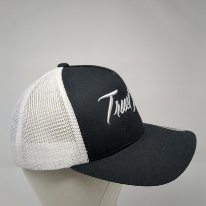 Trust Me Vodka Snapback Trucker Hat Black One Size Mesh Back Yupoong