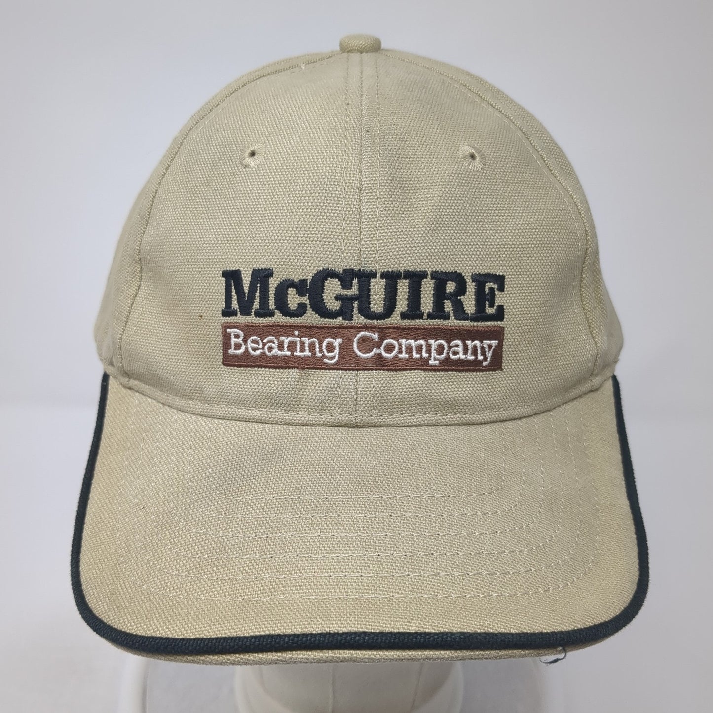 McGuire Bearing Company Strapback Baseball Cap Brown OS Adjustable Headshots