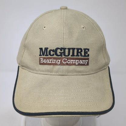 McGuire Bearing Company Strapback Baseball Cap Brown OS Adjustable Headshots