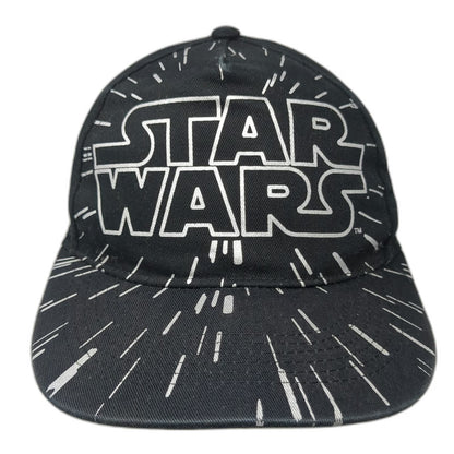 Star Wars 5 Panel Black One Size Hat Hyperspace Starfield Snapback Cotton
