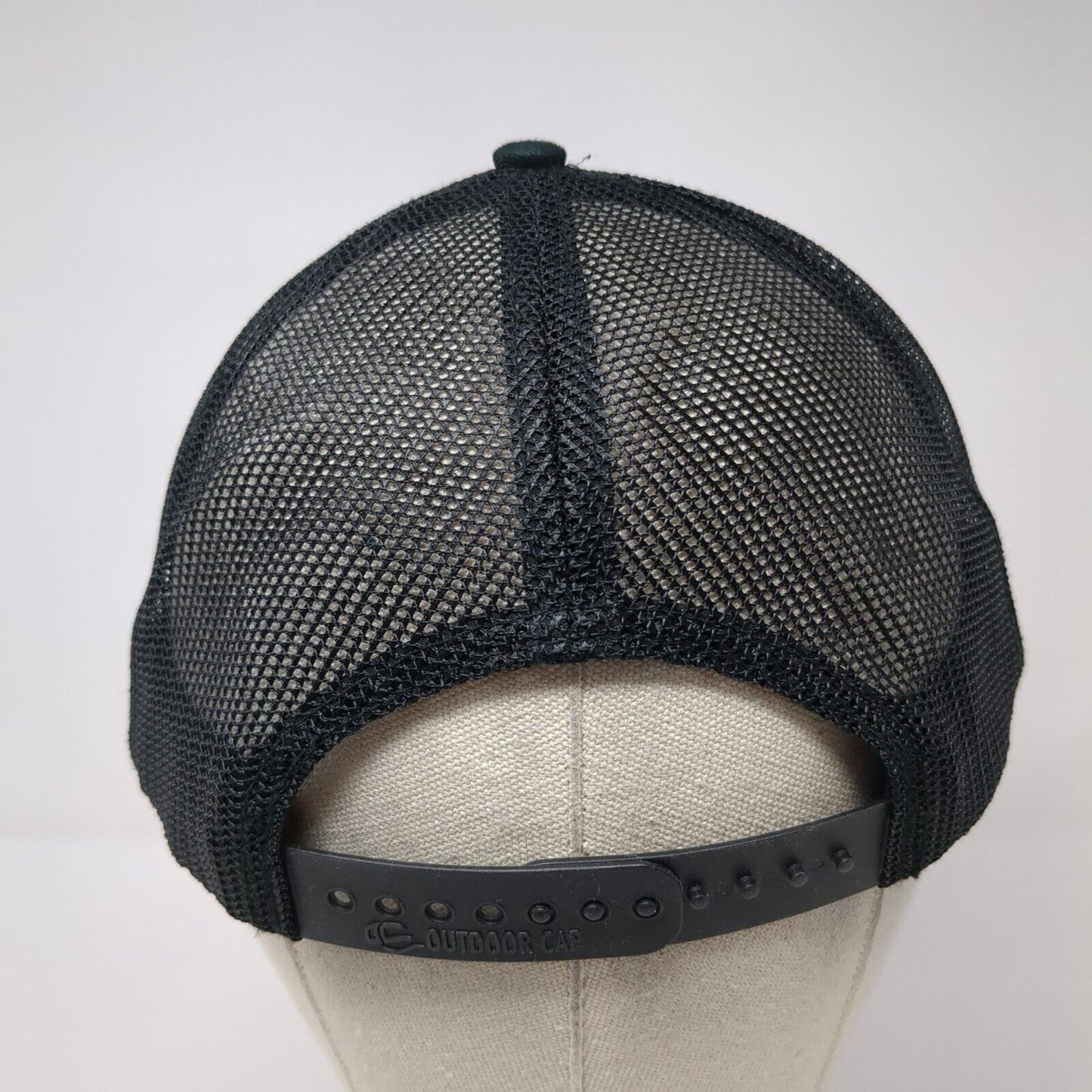 Idaho Summit Snapback Mesh Back Trucker Hat Black One Size Outdoor Cap