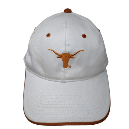 Texas Longhorns NCAA Signatures Cap White Orange One Size Snapback Hook em Horns